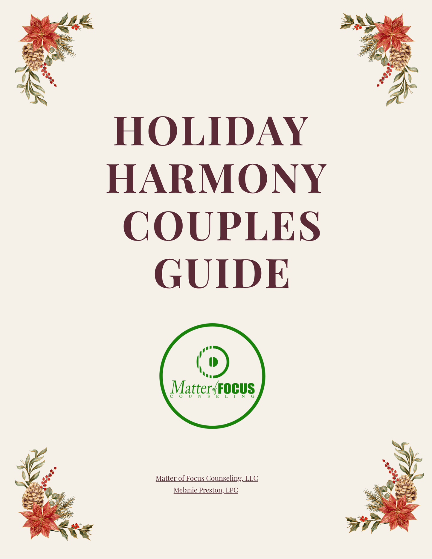 Holiday Harmony: Couples Connection Guide