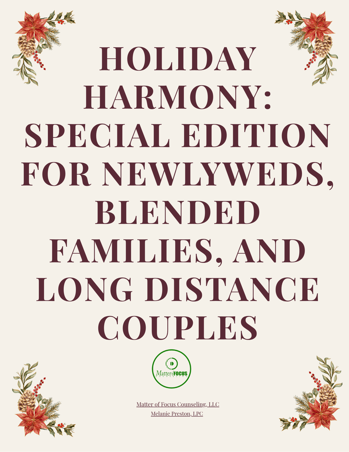 Holiday Harmony: Special Edition (Newlyweds, Blended Families, and Long-Distance Love)