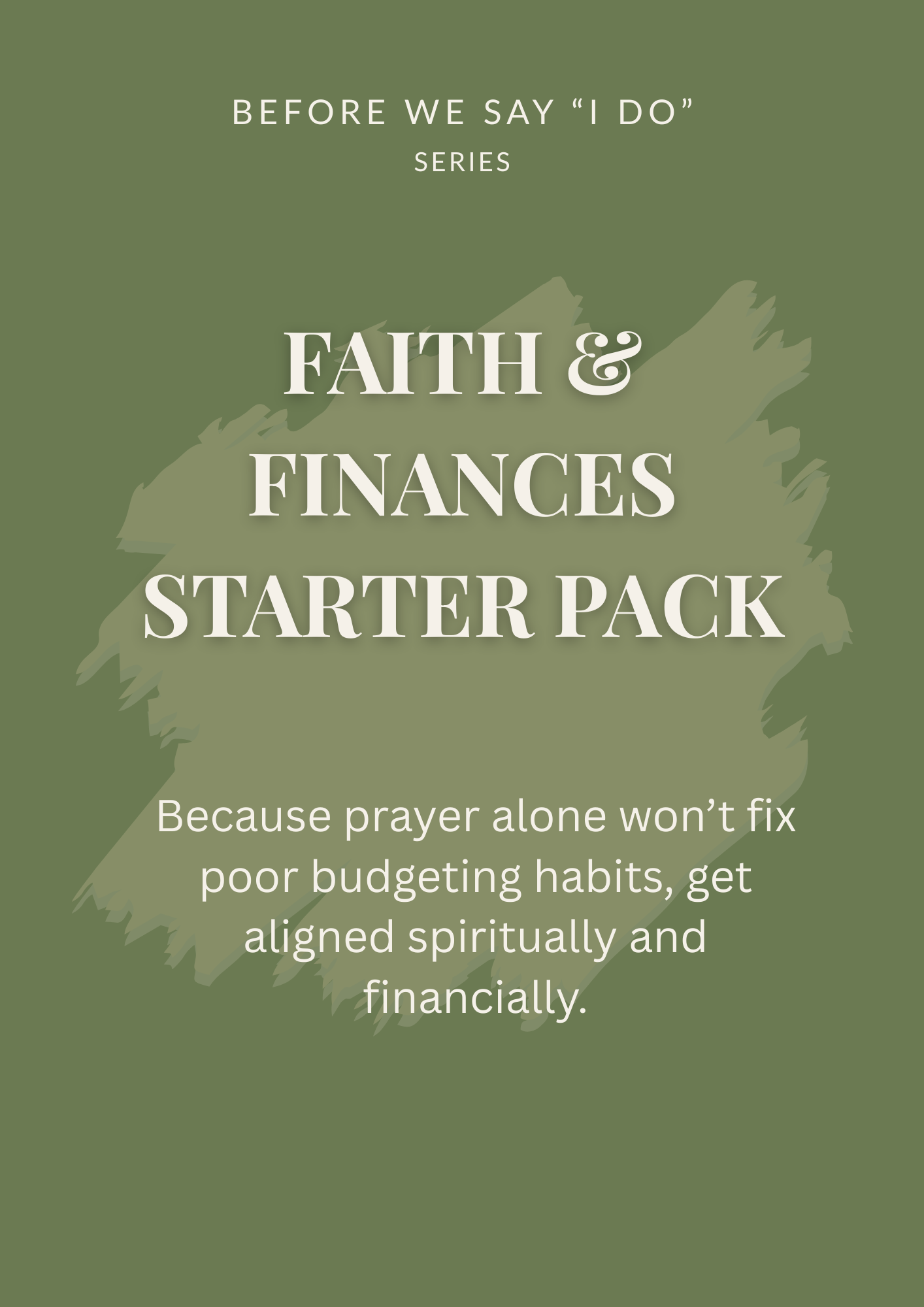 Faith & Finances Starter Pack – Aligning Your Values and Your Bank Account