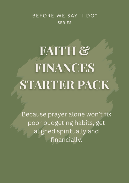 Faith & Finances Starter Pack – Aligning Your Values and Your Bank Account
