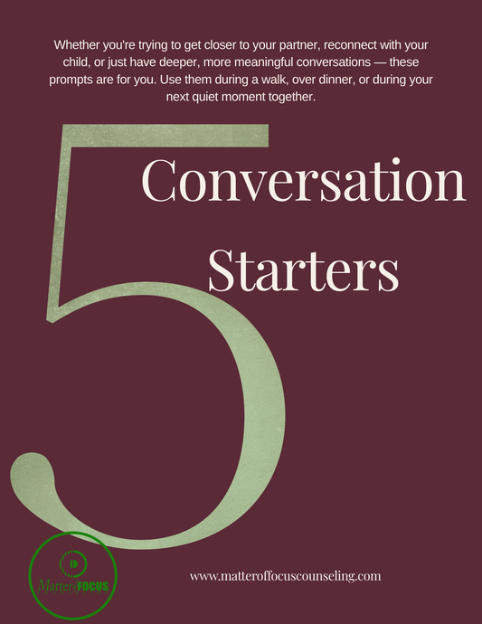 5 Conversation Starters